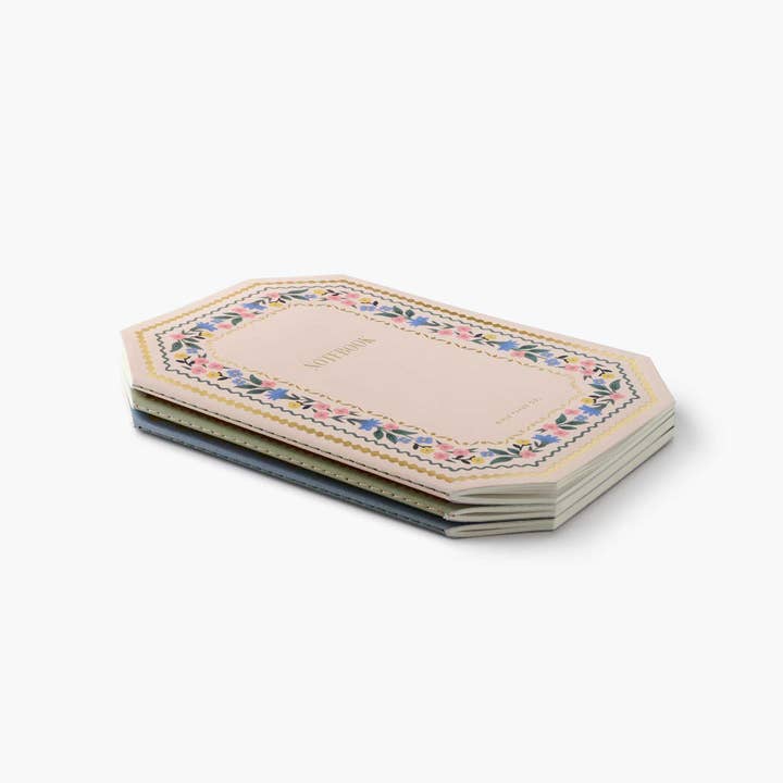 Rifle Paper Co. Paper Assorted Set of 3 Gemma Notebooks