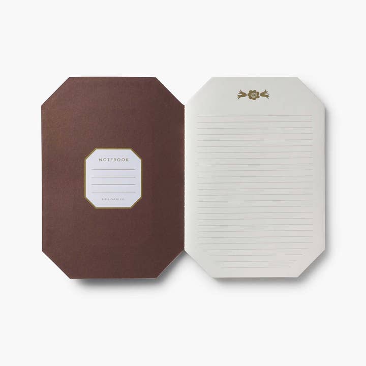 Rifle Paper Co. Paper Assorted Set of 3 Gemma Notebooks
