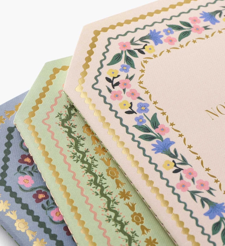 Rifle Paper Co. Paper Assorted Set of 3 Gemma Notebooks