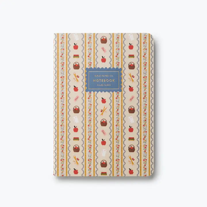 Rifle Paper Co. Paper Assorted Set of 3 Schoolhouse Notebooks