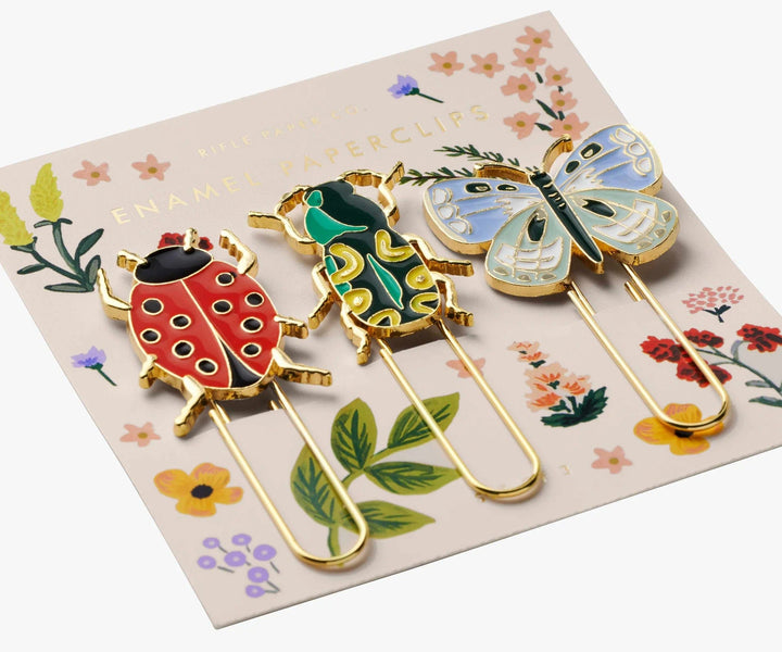 Rifle Paper Co. Paper Clips Curio Enamel Paper Clip Set