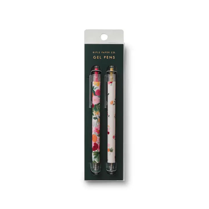 Rifle Paper Co. Paper Dahlia Set of 2 Gel Pens