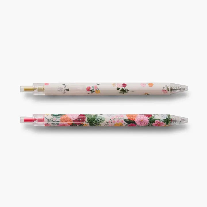 Rifle Paper Co. Paper Dahlia Set of 2 Gel Pens