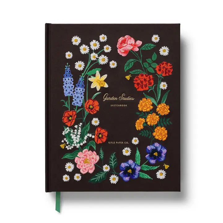 Rifle Paper Co. Paper Garden Study Embroidered Sketchbook
