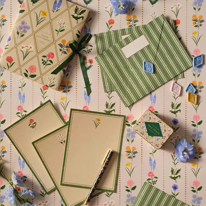Rifle Paper Co. Paper Garden Study Folio Stationery Set