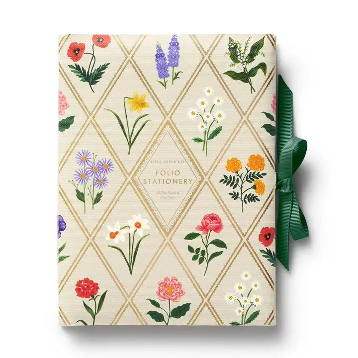 Rifle Paper Co. Paper Garden Study Folio Stationery Set