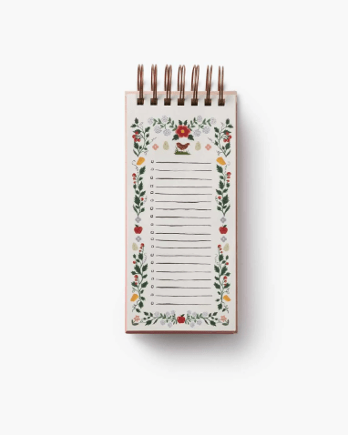 Rifle Paper Co. Paper Home Sweet Home Spiral Market Pad