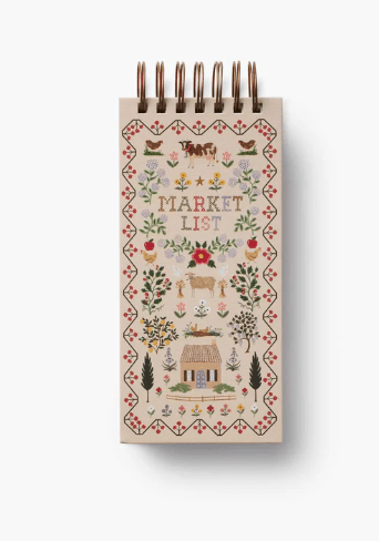 Rifle Paper Co. Paper Home Sweet Home Spiral Market Pad