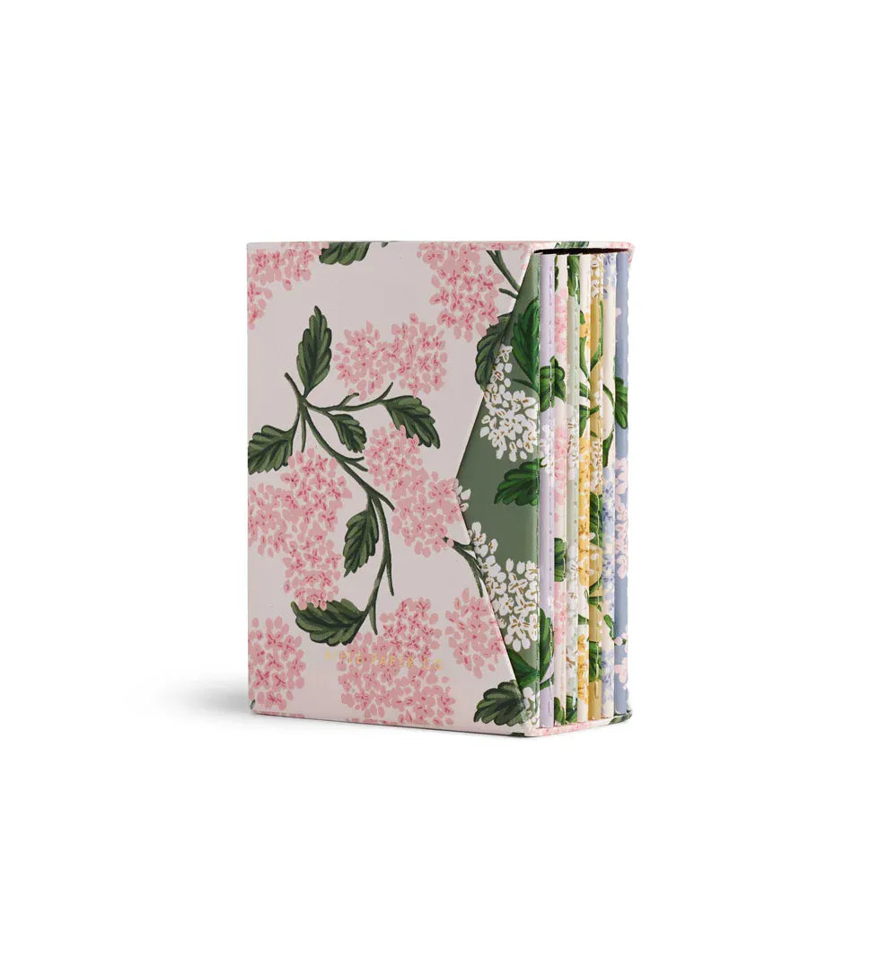Rifle Paper Co. Paper Hydrangea Pocket Notebook Boxed Set