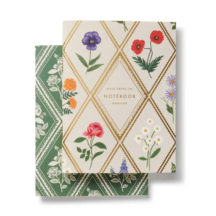 Rifle Paper Co. Paper Pair of 2 Garden Study Pocket Notebooks