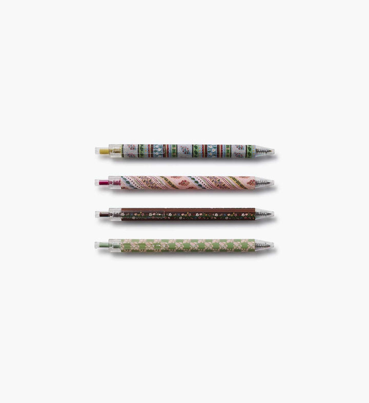 Rifle Paper Co. Paper Paisley Gel Pen Set of 4