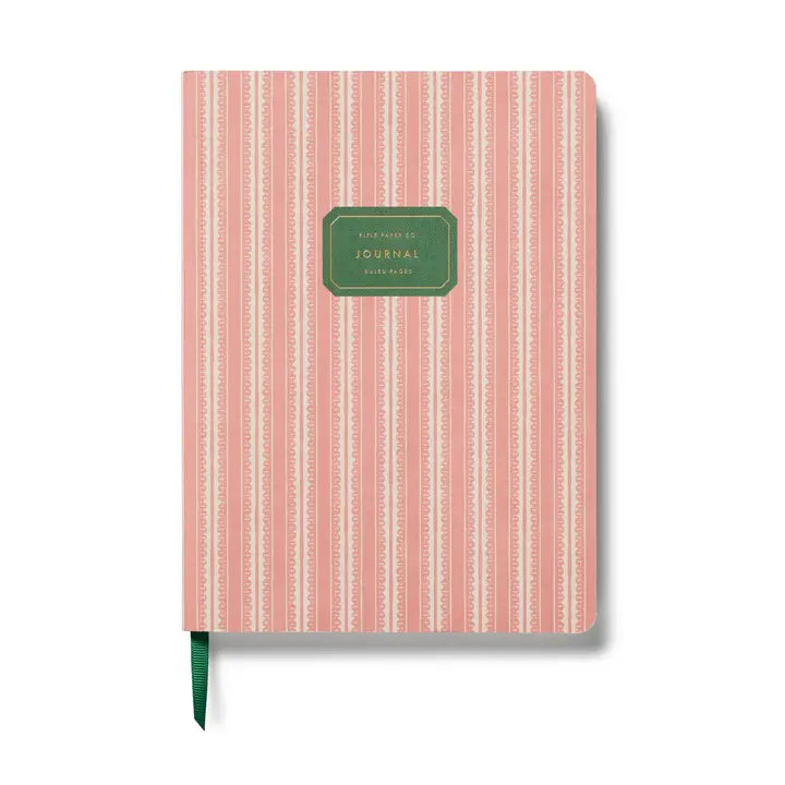 Rifle Paper Co. Paper Pinking Stripe Softcover Journal