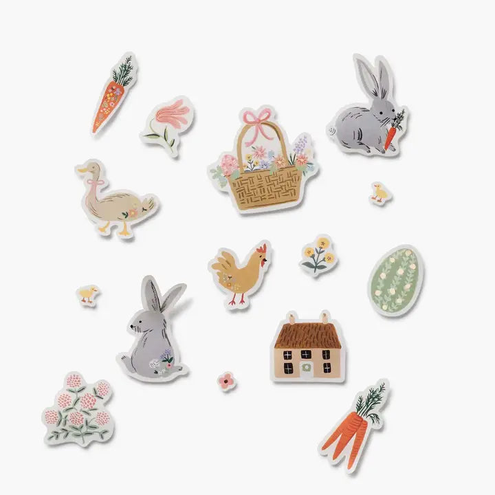 Rifle Paper Co. Paper Spring Farm Easter Sticker Set