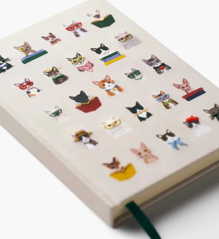 Rifle Paper Co. Paper Studious Cats Embroidered Journal