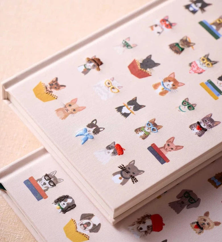 Rifle Paper Co. Paper Studious Cats Embroidered Journal