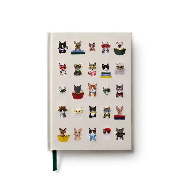 Rifle Paper Co. Paper Studious Cats Embroidered Journal