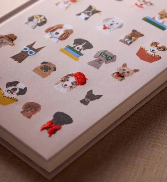 Rifle Paper Co. Paper Studious Dogs Embroidered Journal