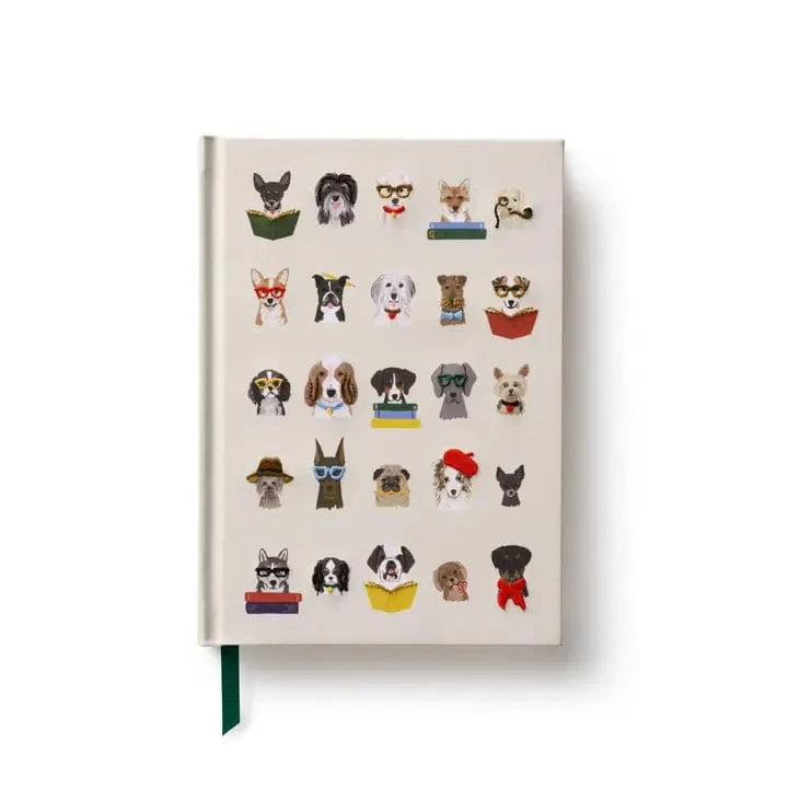 Rifle Paper Co. Paper Studious Dogs Embroidered Journal