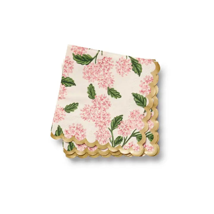 Rifle Paper Co. Party Pink Hydrangea Cocktail Napkins