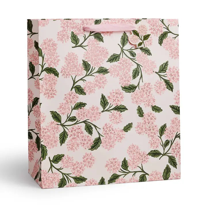 Rifle Paper Co. Party Pink Hydrangea Extra Large Gift Bag