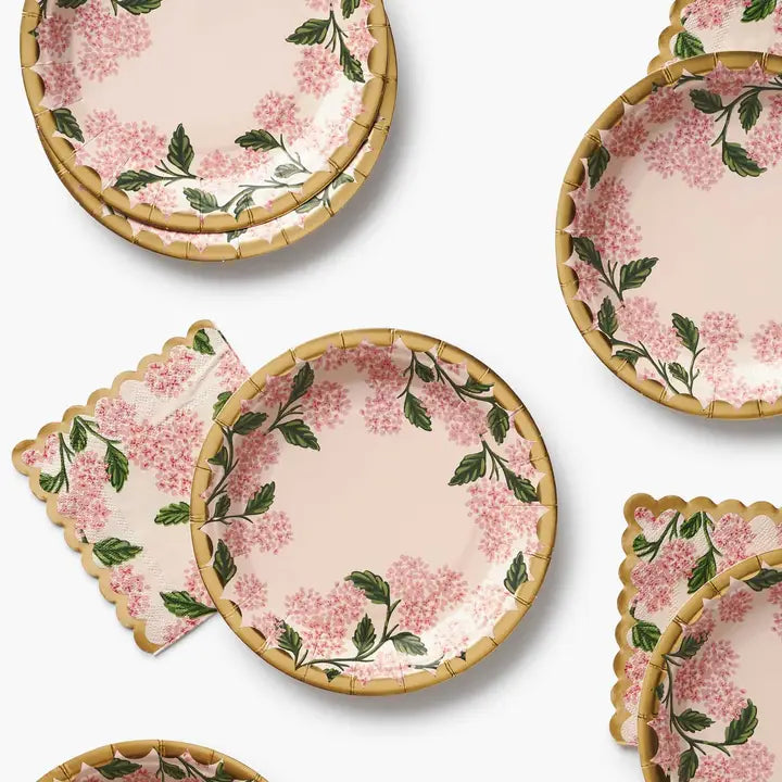 Rifle Paper Co. Party Pink Hydrangea Small Plates