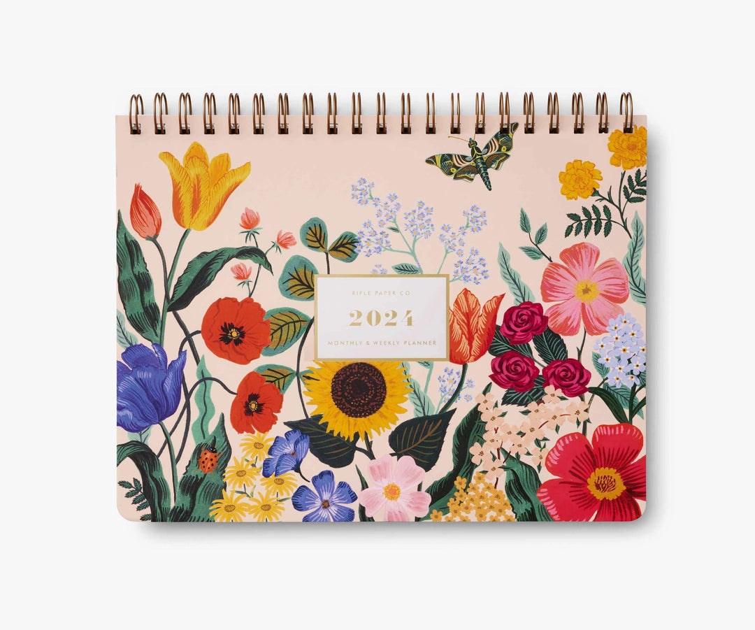 Rifle Paper Co. Planner 2024 Blossom 12-Month Top Spiral Planner