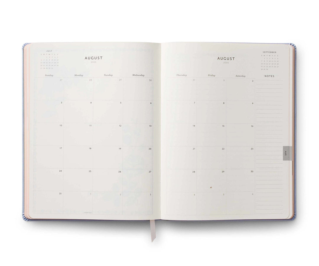 Rifle Paper Co. Planner 2025 English Rose 12-Month Bookbound Planner