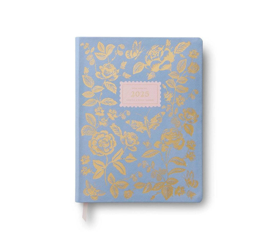 Rifle Paper Co. Planner 2025 English Rose 12-Month Bookbound Planner