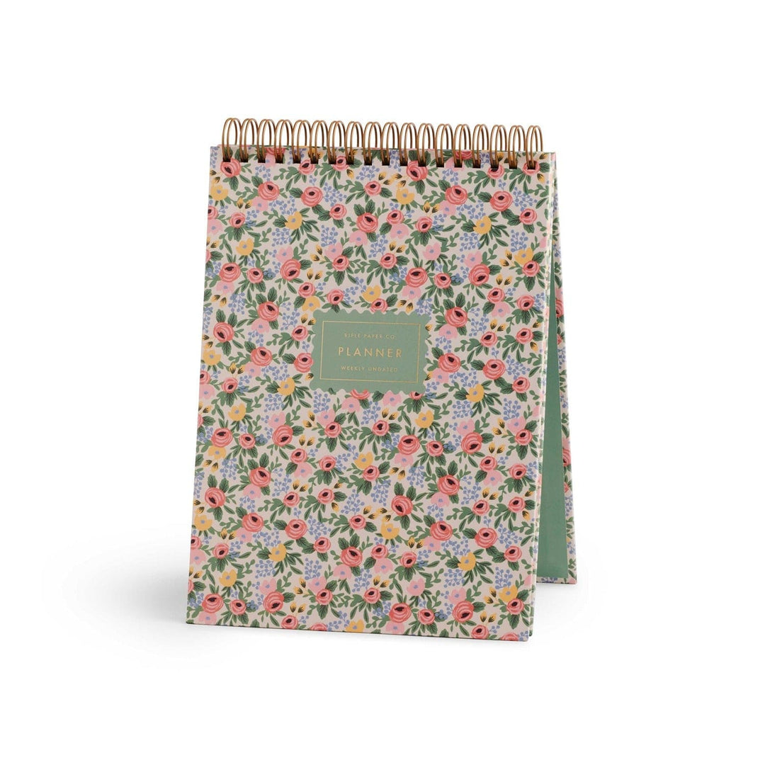 Rifle Paper Co. Planner Rosa Desktop Weekly Planner