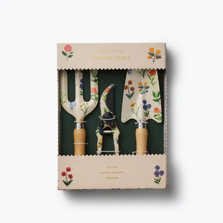 Rifle Paper Co. Plants Garden Study Gardening Tool Set