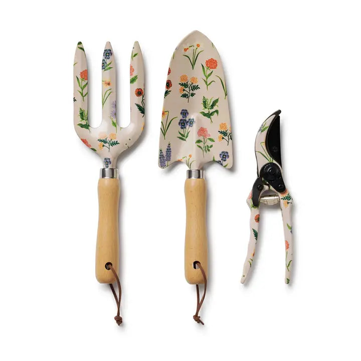 Rifle Paper Co. Plants Garden Study Gardening Tool Set