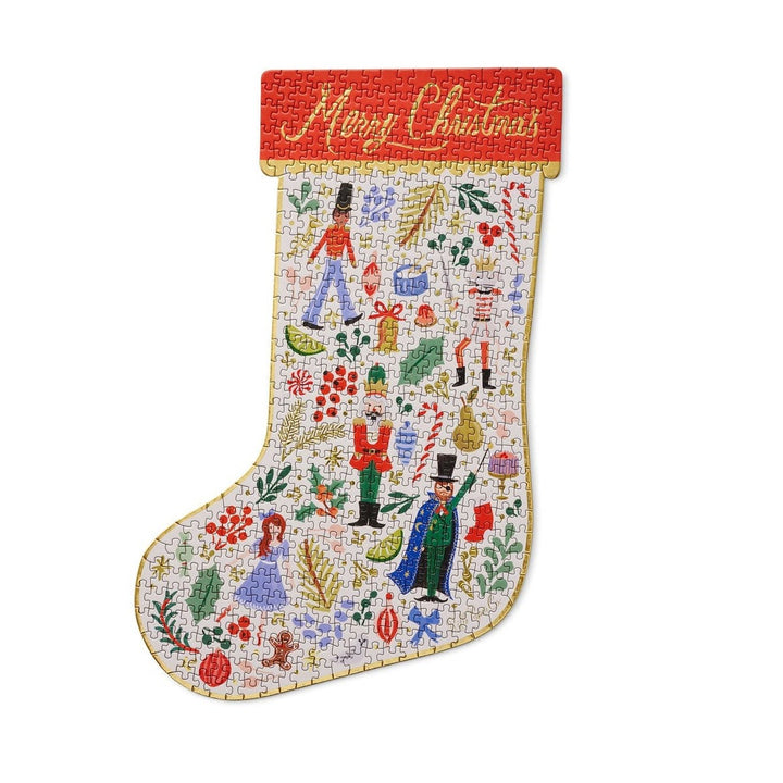 Rifle Paper Co. Puzzle Nutcracker Sweets Stocking Puzzle