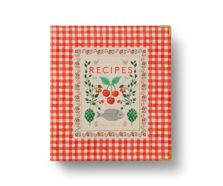 Rifle Paper Co. Recipe Book Cherry Farm Recipe Binder