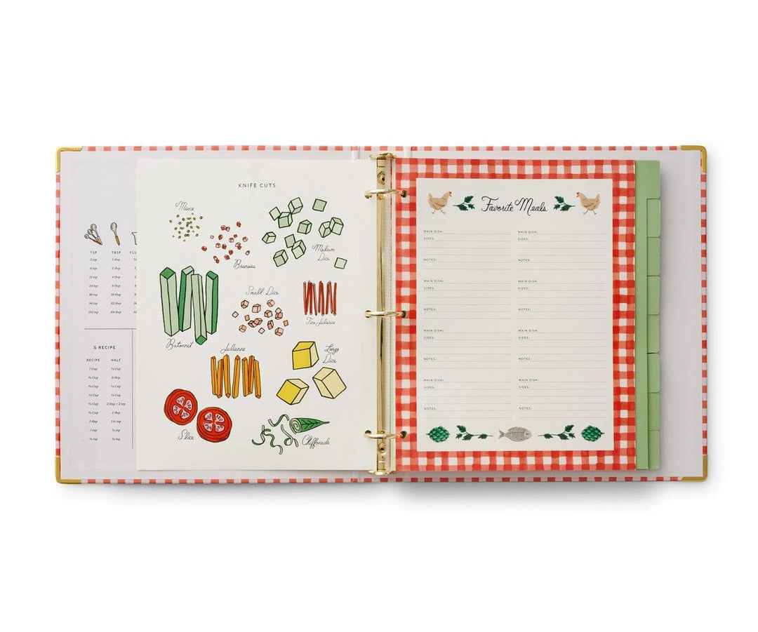 Rifle Paper Co. Recipe Book Cherry Farm Recipe Binder