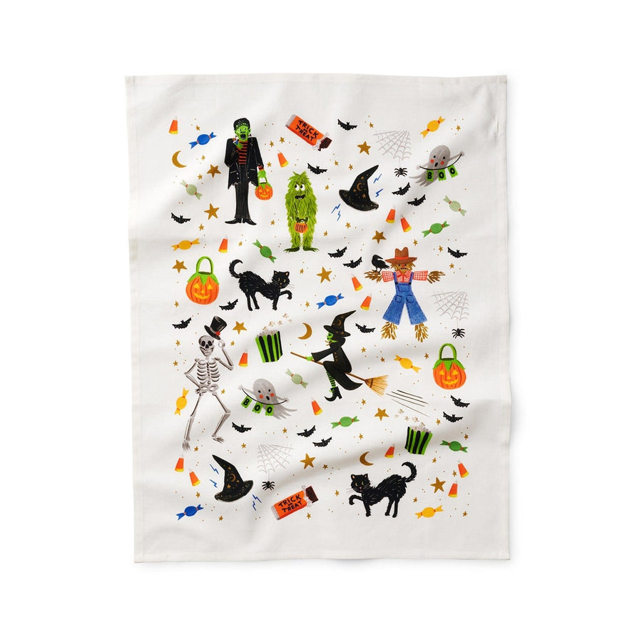 Rifle Paper Co. Tea Towel Halloween Parade Tea Towel