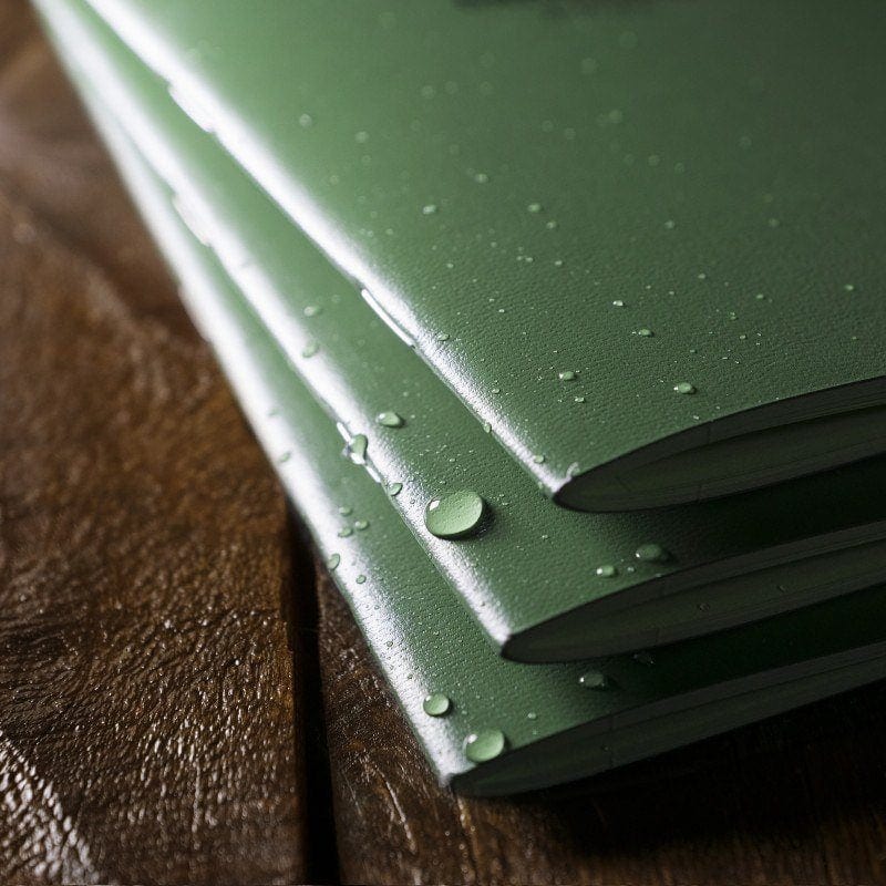 Rite in the Rain Notebooks & Notepads Green Rite in the Rain Stapled Notebooks, 3 Pack