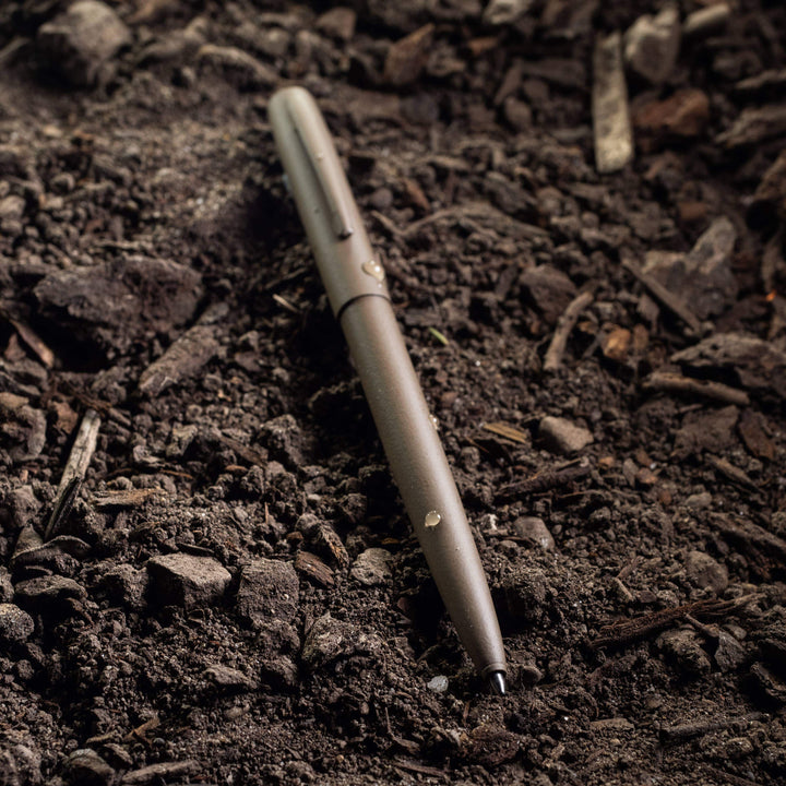 Rite in the Rain Paper Rite in the Rain All-Weather Metal Clicker Pen, Dark Tan