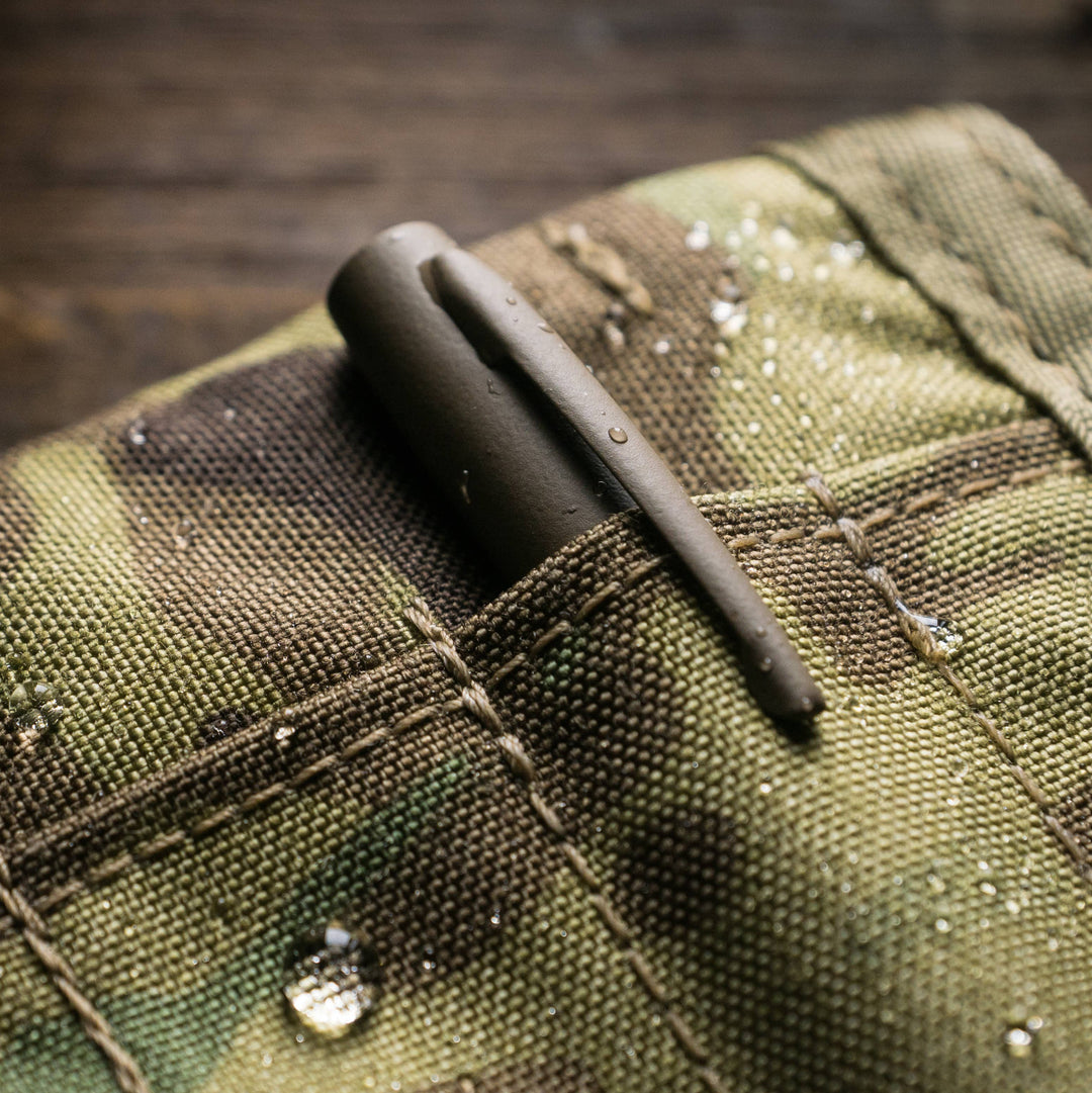 Rite in the Rain Paper Rite in the Rain All-Weather Metal Clicker Pen, Dark Tan