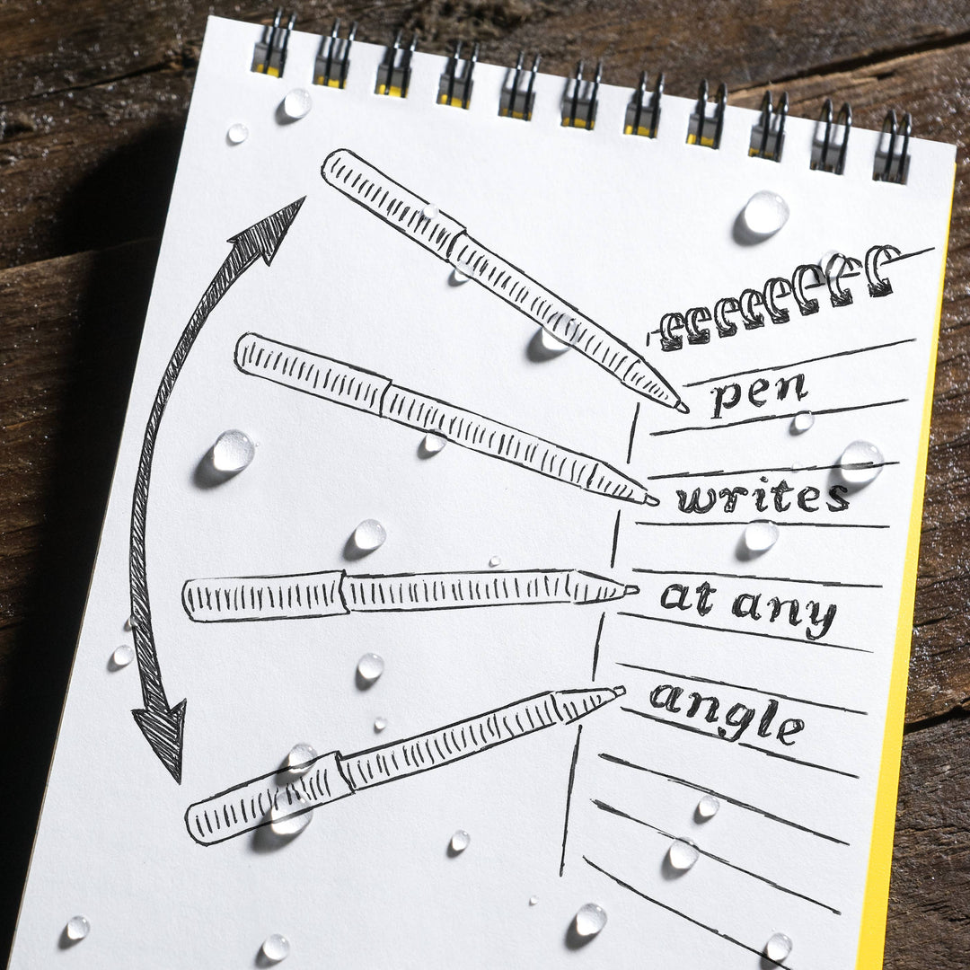Rite in the Rain Paper Rite in the Rain All-Weather Metal Clicker Pen, Dark Tan
