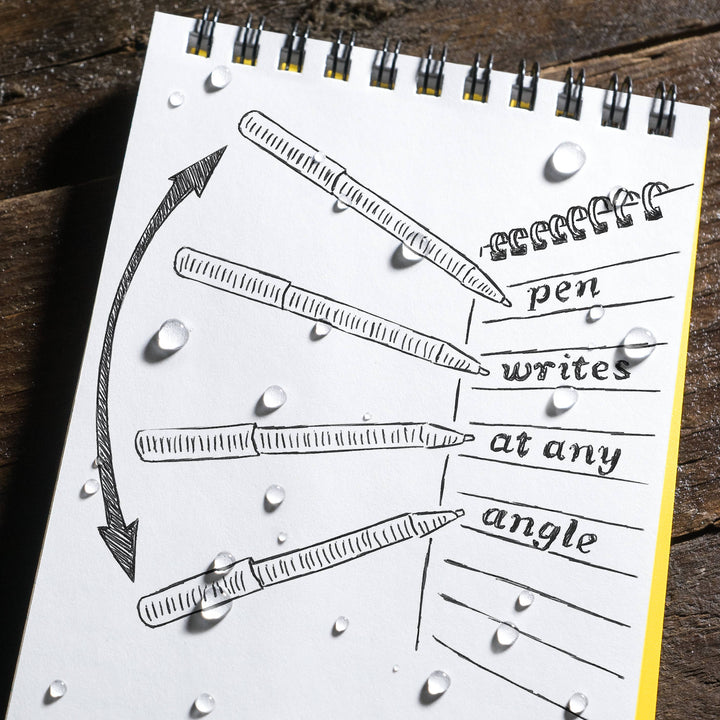 Rite in the Rain Paper Rite in the Rain All-Weather Metal Clicker Pen, Dark Tan