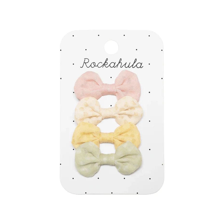 Rockahula Hair Accessories Little Daisy Pastel Bow Clip Set