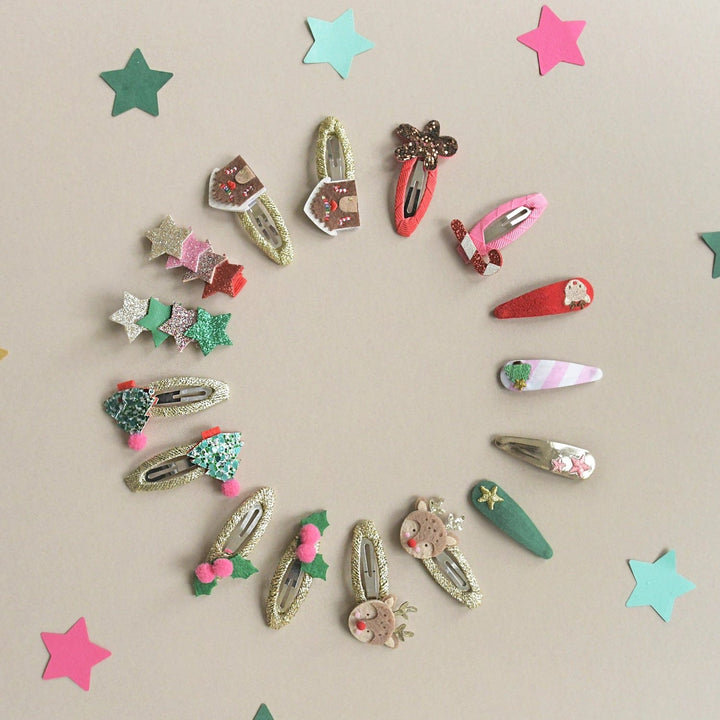 Rockahula Hair Claws & Clips Christmas Tree Glitter Clips