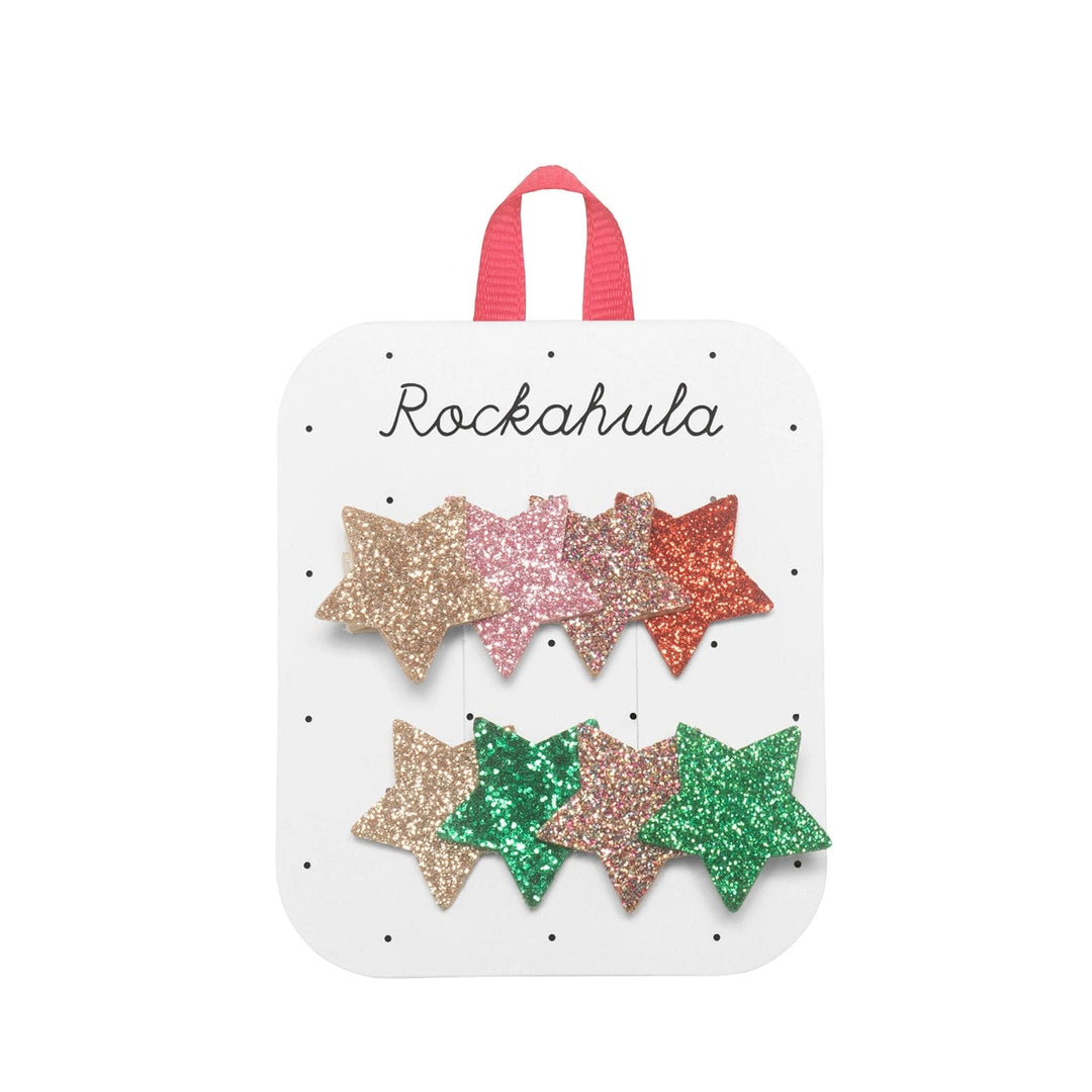 Rockahula Hair Claws & Clips Jolly Glitter Star Clips