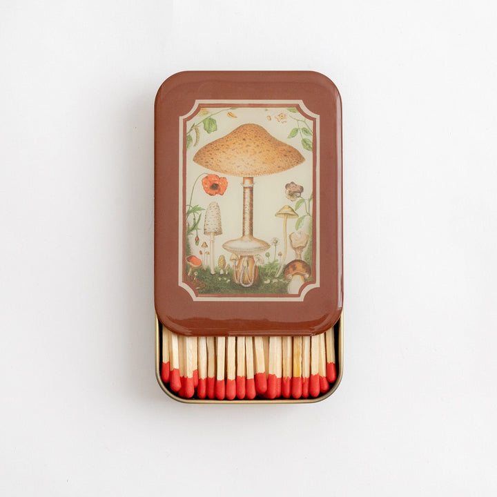 Roomytown Gifts Matches in Tin - Fungi