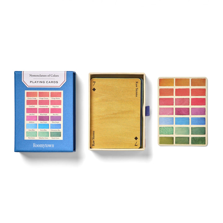 Roomytown Gifts Single Deck Playing Cards - Nomenclature of Colours