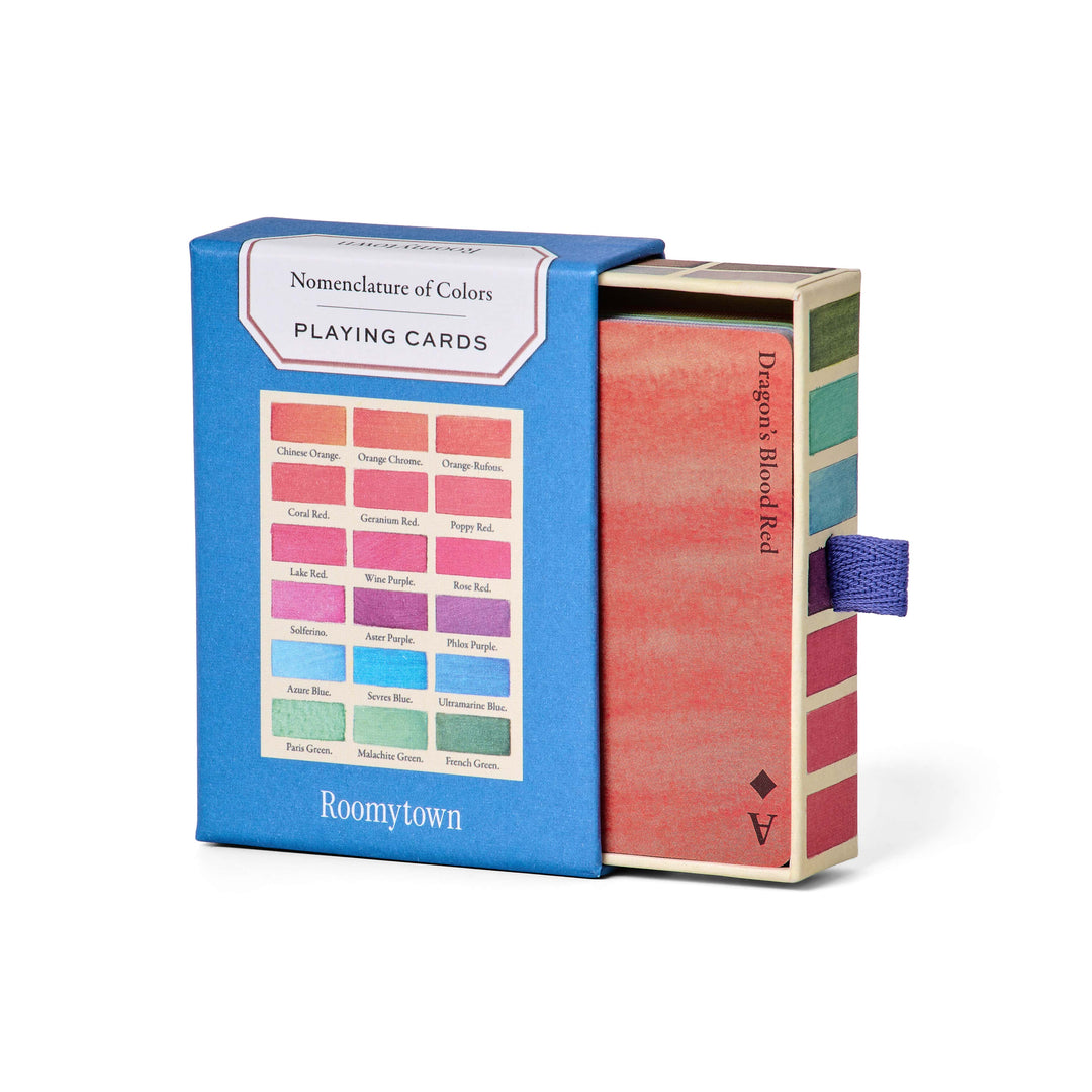 Roomytown Gifts Single Deck Playing Cards - Nomenclature of Colours