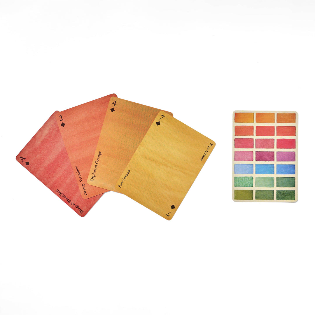 Roomytown Gifts Single Deck Playing Cards - Nomenclature of Colours