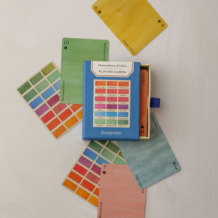 Roomytown Gifts Single Deck Playing Cards - Nomenclature of Colours