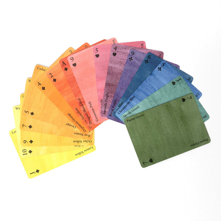 Roomytown Gifts Single Deck Playing Cards - Nomenclature of Colours