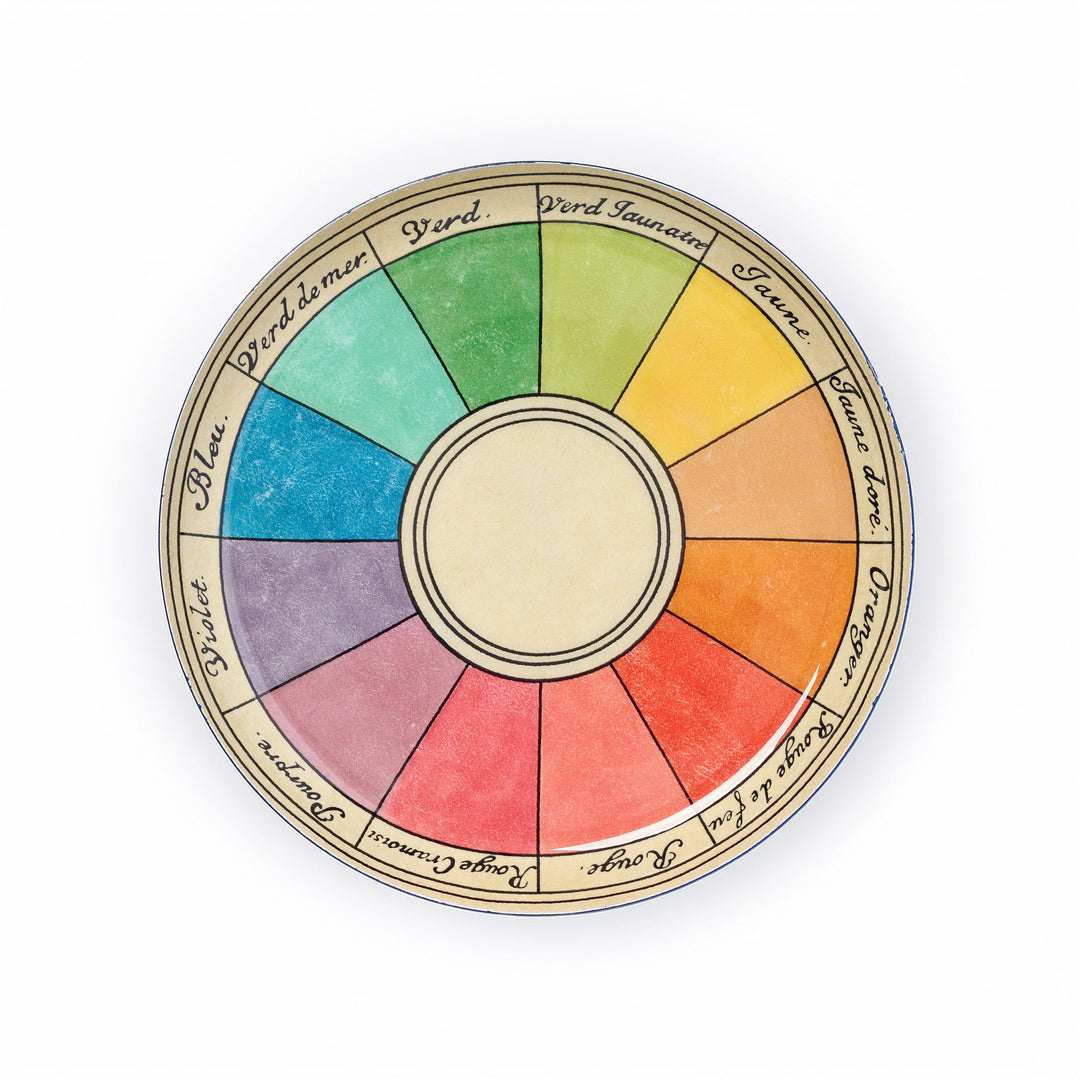 Roomytown Home Medium Round Enamel Tray - Cercle Chromatique